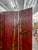 Asian 1970s Crimson Red Bamboo Themed Room Divider Coromandel Screen For Sale - Image 3 of 5