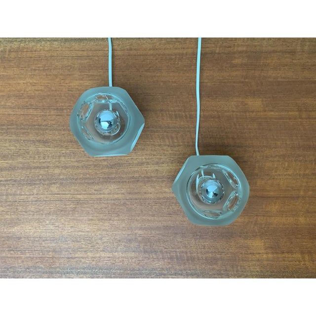 Vintage German Glass Table Lamps from Peill & Putzler, Set of 2 For Sale - Image 10 of 18