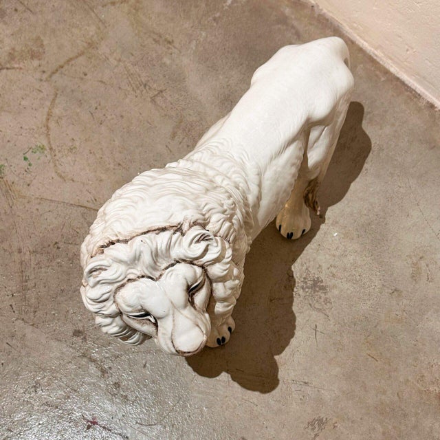 Mid-Century Modern Ceramic Roaring Lion by Giovanni Ronzan, 1950s For Sale - Image 3 of 10