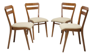 Mid-Century Modern Dining Chairs, 1960s, Set of 4