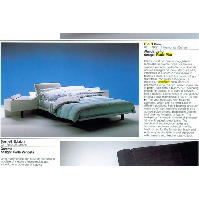 Lacquered Nightstands by Paolo Piva for B&B Italia, 1980s, Set of 2 For Sale - Image 13 of 14