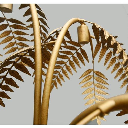 Hollywood Regency Palm Floor Lamp For Sale - Image 9 of 10