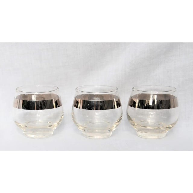 Mid 20th Century Mid-Century Dorothy Thorpe Creamer and Glasses-Set of 4 For Sale - Image 5 of 9