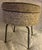 Mid-Century Modern Vintage MId Century Swivel Vinyl Covered Sewing Bench With Storage For Sale - Image 3 of 5