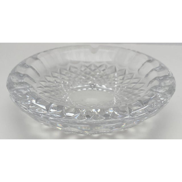 Late 20th Century Vintage Waterford Diamond Cut Crystal Ashtray or Catchall Dish For Sale - Image 5 of 8