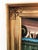 A vintage original oil painting of a cottage interior, dating from the 1940s. The painting shows an interior scene of a...