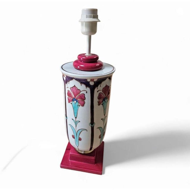 Ceramic Ceramic Vase Table Lamp from Bitossi, 1980s For Sale - Image 7 of 9