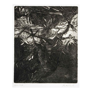 Armando Pizzinato, Moonlight, Etching, 1964 For Sale