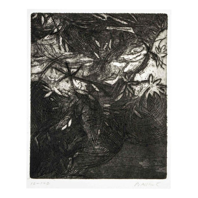 Armando Pizzinato, Moonlight, Etching, 1964 For Sale
