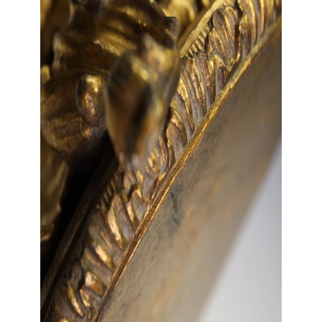 18th Century Italian Rococo Giltwood Corner Wall Bracket, 1870 For Sale - Image 11 of 18