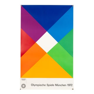 Olympics Serigraph Poster by Max Bill, 1972 For Sale