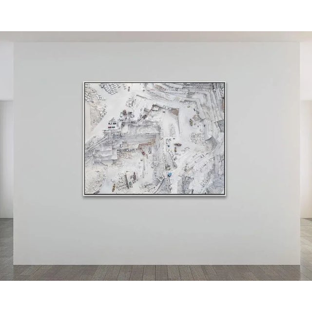 Edition Aerial Views Bernhard Lang Image: AV_CARRARA_001 Size : 47,2 x 37,8 inches, Captured in 2017 in Tuscany, Italy No...