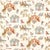 Sanderson Dumbo Fabric in Peanut Butter & Jelly For Sale