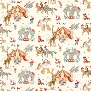 Sanderson Dumbo Fabric in Peanut Butter & Jelly
