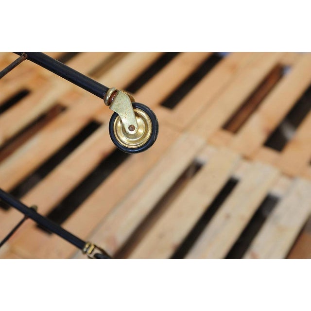 German Sewing Table on Wheels, 1970s For Sale - Image 13 of 15