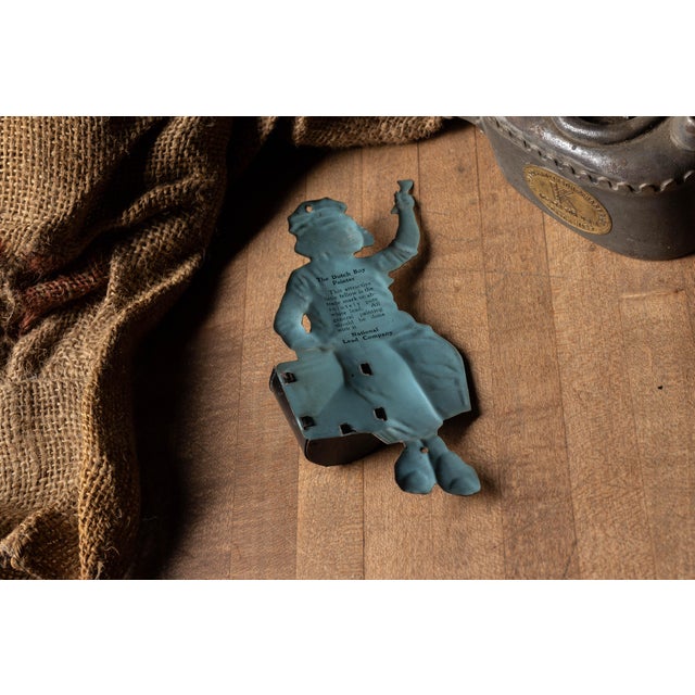Framed Collection of Antique Advertising Pot Scrapers For Sale In Chicago - Image 6 of 13