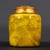 Vintage Chinese Golden Phoebe Wood Tea Caddy | Burl Wood Canister With Brass Lid For Sale In Los Angeles - Image 6 of 9