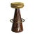 "Coraggioso" Barstool With Patina Bronze, Handmade For Sale - Image 4 of 7