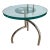 Iconic 1980s Stanley Friedman for Brueton "Spyder" Tripod Drinks / Side Table – Polished Stainless Steel For Sale