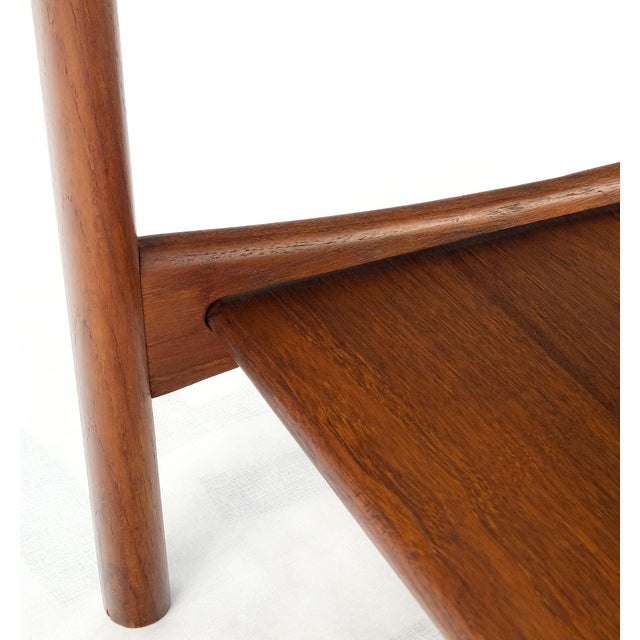 Mid-Century Modern Solid Teak Danish Mid Century Modern Side End Table by John Stuart Stunning For Sale - Image 3 of 12