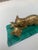 Early 20th Century Antique Gilt Bronze Hunting Fox Statue on Malachite Base, Early 20th Century For Sale - Image 5 of 10