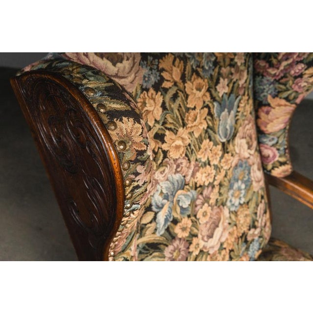 Gründerzeit Wing Chair, Late 19th Century For Sale - Image 15 of 18