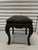 Late 19th early / 20th century mahogany stool with ornately carved cabriole legs, and apron consistent with Victorian or...