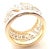 Cartier 18k Yellow Gold Diamond Wide Band Ring Size 51 US 5 3/4 For Sale - Image 11 of 11