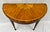 Baker Furniture Company 1970s Baker Furniture Stately Homes Demilune Inlaid Wood Game Table For Sale - Image 4 of 12