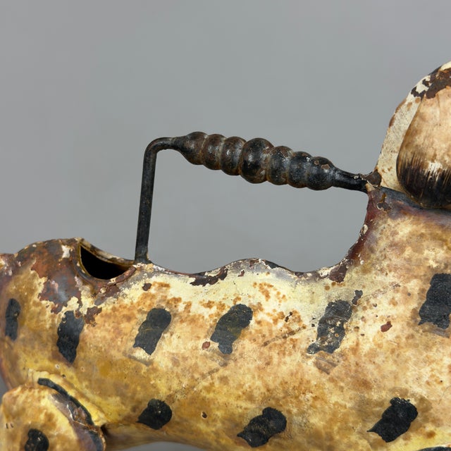 Metal Artigianale, Watering Can Dog Sculpture, 1950s, Iron For Sale - Image 7 of 11