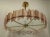 Mid-Century Modern Mid-Century Italian Murano Glass and Brass Chandelier, 2000s For Sale - Image 3 of 9