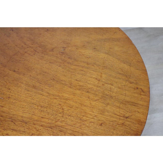 Tripod Coffee Table in Oak, 1950s For Sale - Image 13 of 17