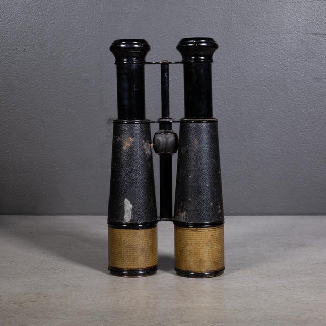 Metal 19th C. Expandable Marquise Paris Field Binoculars c.1880-1899 For Sale - Image 7 of 11