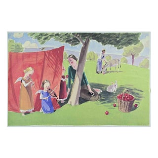 Jan Knap, In the Countryside, Lithograph, 1999 For Sale