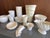 American Vintage Cream/White Pottery Ceramics 40s McCoy/Bauer/Usa/Catalina Lot (12) For Sale - Image 3 of 16