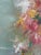 This original floral abstract is painted with expressive strokes and lovely pastel colors. The texture of the luscious...