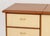 Gabriella Crespi Style Vintage Wicker and Walnut Tv Cabinet For Sale - Image 10 of 12