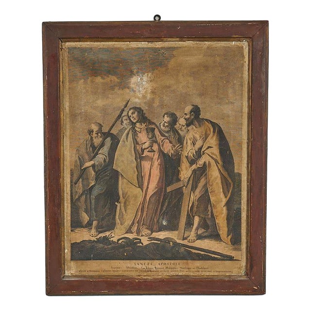 Unknown, Holy Apostles Scene, 2000s, Wood, Framed For Sale