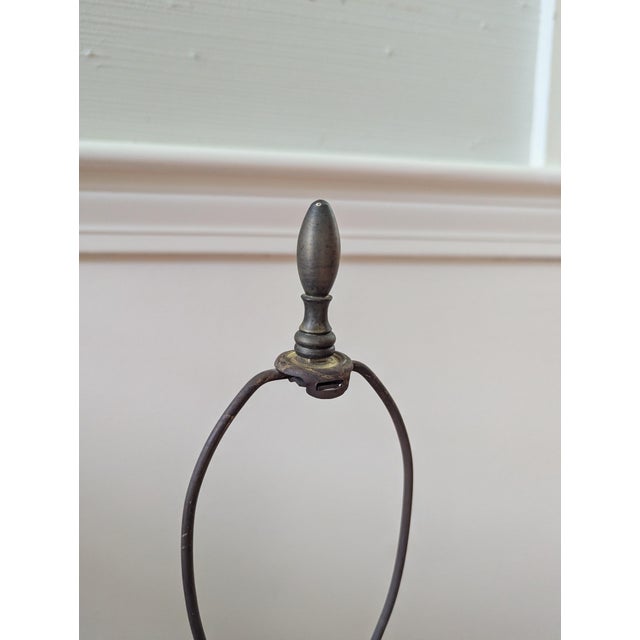 Orange Early 20th Century Gouda Holland Style Lamp For Sale - Image 8 of 8