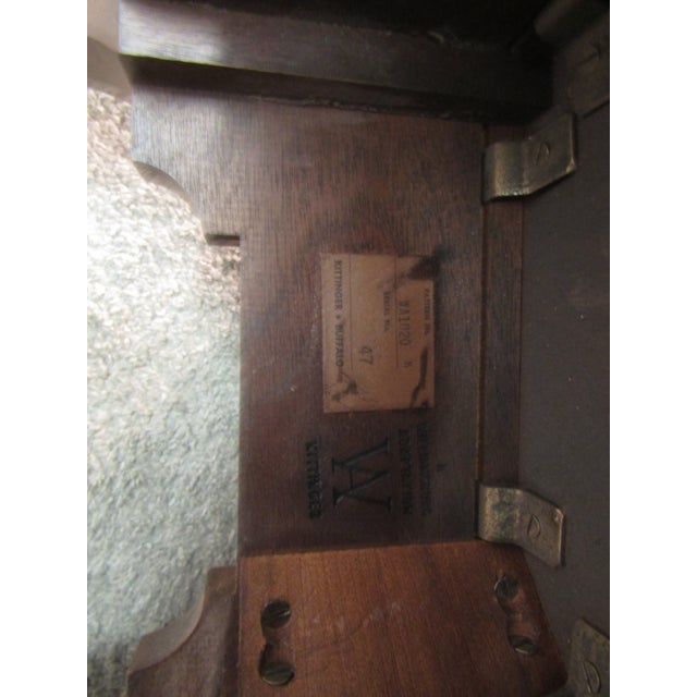 Wood Kittinger Williamsburg Adaptation Mahogany Dropleaf Side Table For Sale - Image 7 of 7