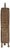 Large Vintage Unique Dogon Hand Carved Wooden Box Mali 25" H For Sale