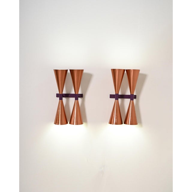 Model S-2021 Copper Wall Lamps by Hans-Agne Jakobsson, 1960s, Set of 2 For Sale - Image 14 of 14