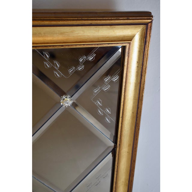 Wood Custom Hollywood Regency Mantle Mirror New York Design Center, 1980's For Sale - Image 7 of 12