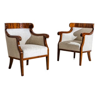 Pair of Biedermeier-Style Bergères, Austria, 2nd Half 19th Century For Sale