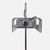 Black Joe Colombo for Oluce Vintage Chrome and Black Floor Lamp For Sale - Image 8 of 10