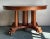 Wood Vintage Boho Carved Lions Paw Center Hall Table For Sale - Image 7 of 8