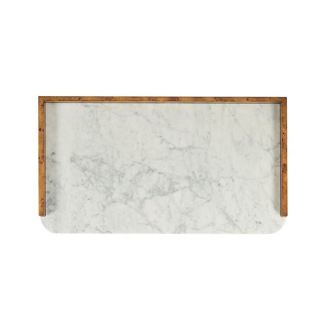 Contemporary Art Deco Burl Wood Bar Cabinet For Sale - Image 12 of 12