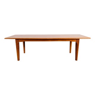 Mid-Century Modern Danish Oak Coffee Table For Sale