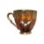 Asian Carlton Ware Rouge Royale Demitasse Cup & Saucer - Style 1582- Hand-Painted Rare For Sale - Image 3 of 5