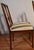 Brown 1900s Antique English Mahogany Hand Painted Side Chair For Sale - Image 8 of 12